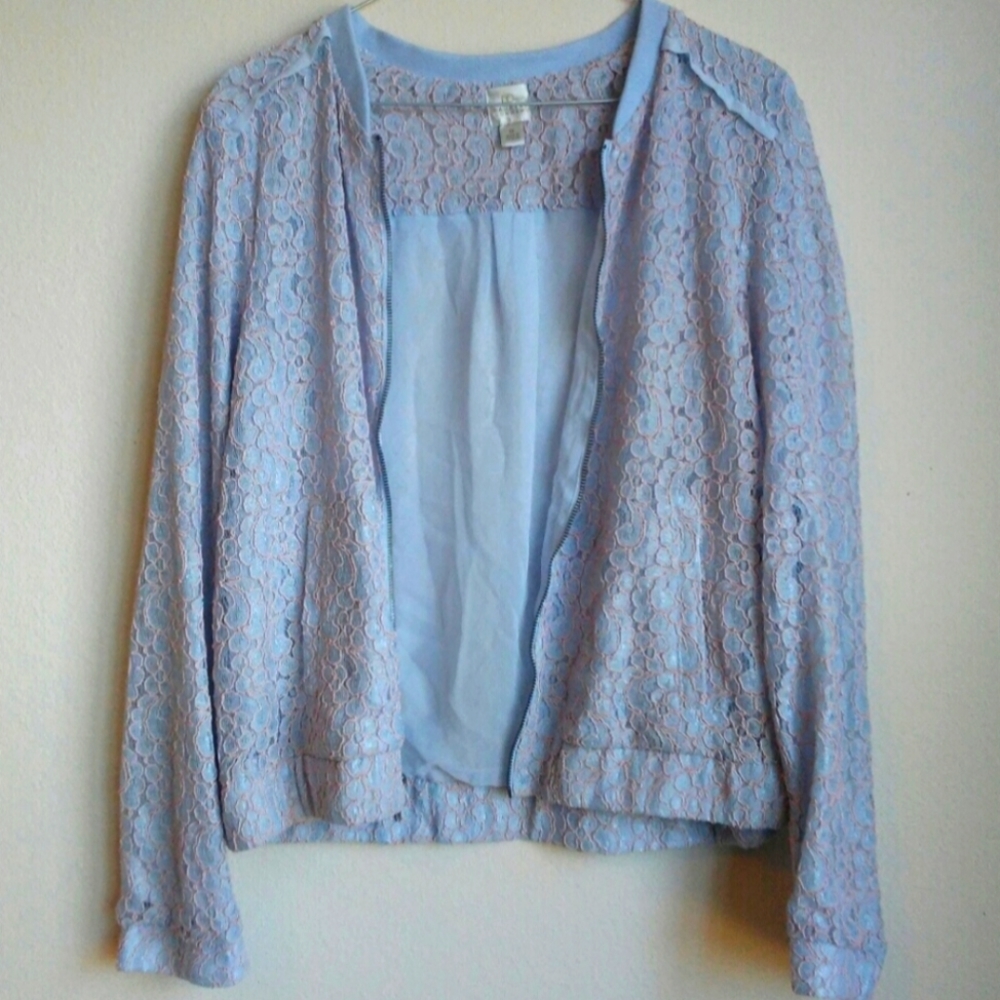 Blue Lace Jacket - Picture 3 of 3